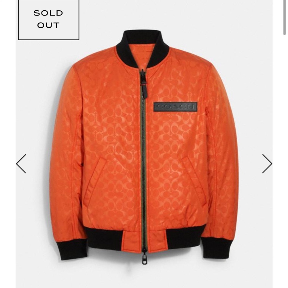 Limited edition designer coach x naruto jacket